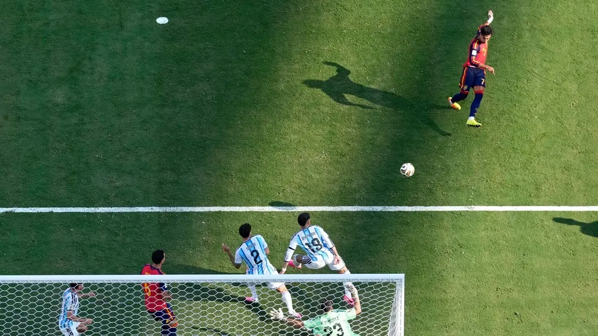 How Ferran Torres Scored The FIFA World Cup-winning Goal For Spain To Beat Argentina At MetLife Stadium Ferran Torres scores the winning goal