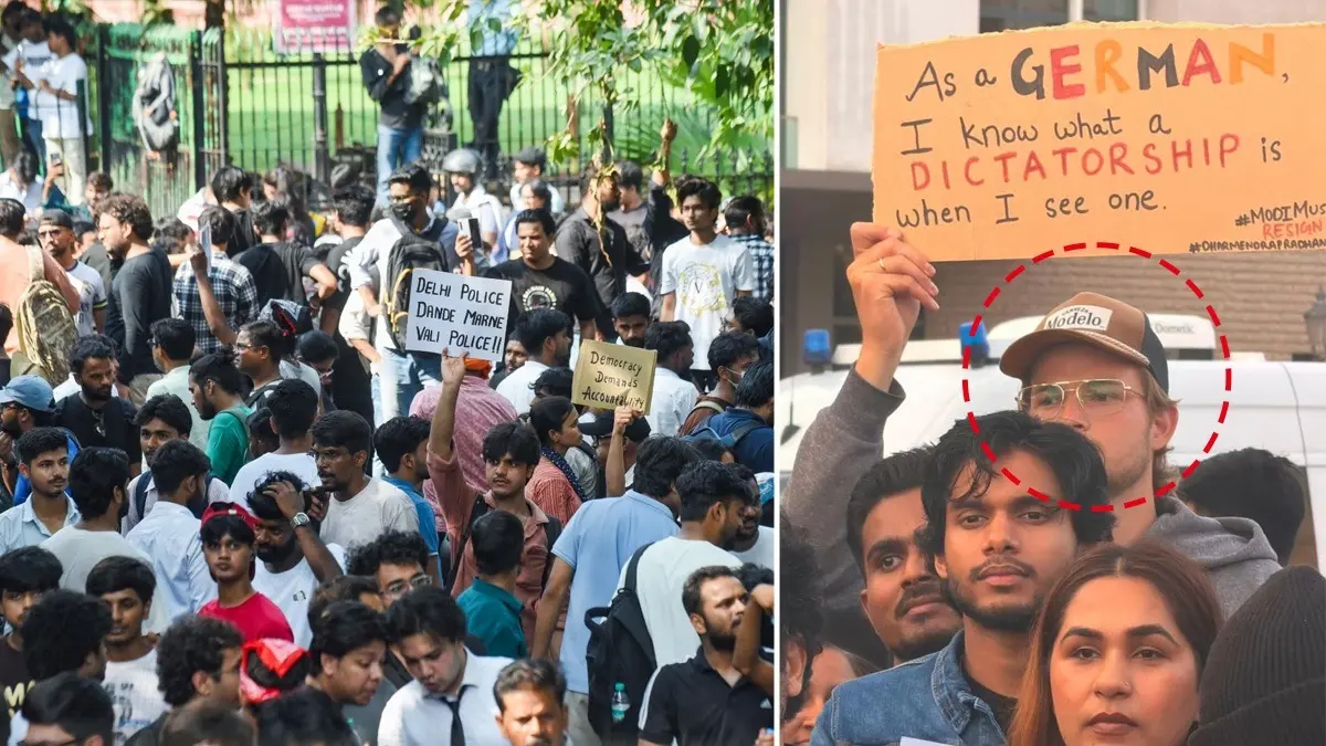 जंतर-मंतर धरना स्थल पर कैसे पहुंचे विदेशी नागरिक, सुरक्षा में हुई भारी चूक? BJP बोली- 'टुकड़े-टुकड़े गैंग' भारत के खिलाफ रच रहा साजिश Foreigners At Jantar Mantar Protest Trigger ‘Major Security Breach’ Concerns, BJP Says ‘Tukde-Tukde Gang’ Conspiring Against India
