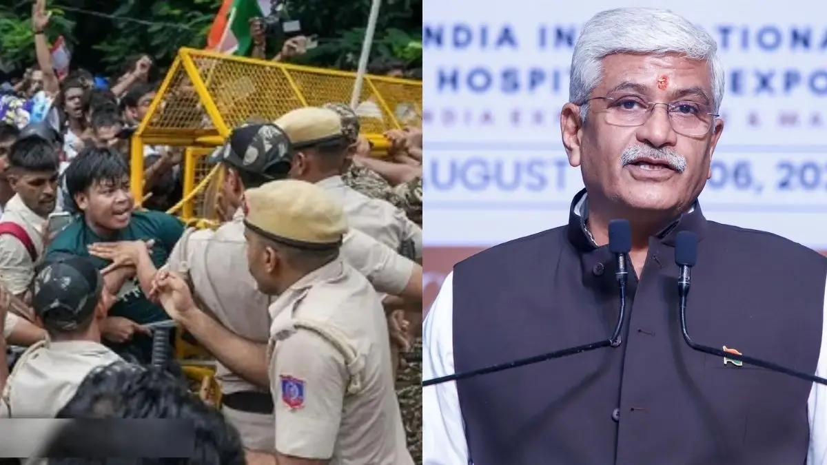 'नौजवानों की भावनाओं पर चढ़कर कुछ लोग आंदोलन को भड़काने का काम करते हैं, NEET पर चर्चा के लिए सरकार तैयार लेकिन विपक्ष...', गजेंद्र सिंह का आरोप Gajendra Singh Shekhawat statement over Delhi Protest Violence slam congress neet paper leak