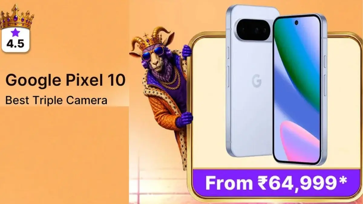 Flipkart Goat Sale में गिरी Google Pixel 10 की कीमत, अब मिल रहा सिर्फ 64,999 रुपये में, जानिए ये सुनहरी डील Google Pixel 10