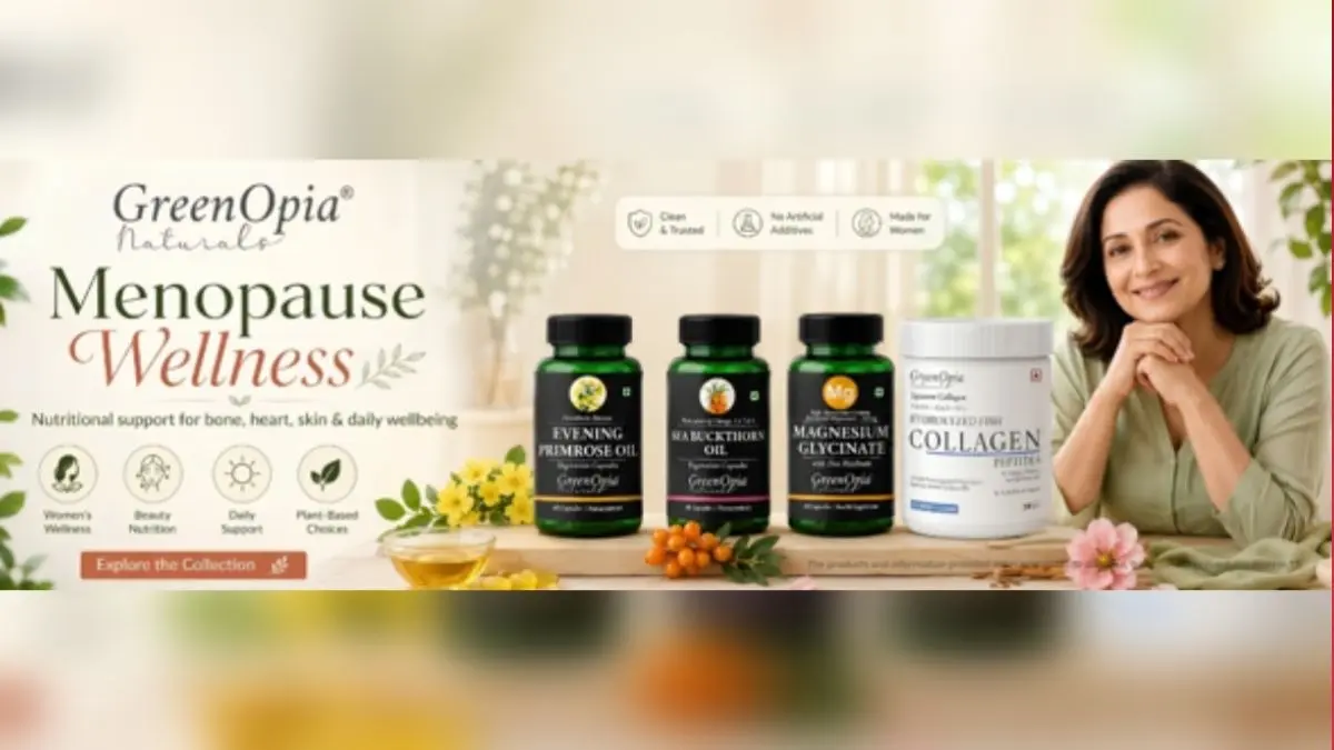 GreenOpia Highlights Menopause Wellness with Ayurveda and Science Backed Nutrition GreenOpia Highlights Menopause Wellness with Ayurveda and Science Backed NutritionGreenOpia Highlights Menopause Wellness with Ayurveda and Science Backed Nutrition