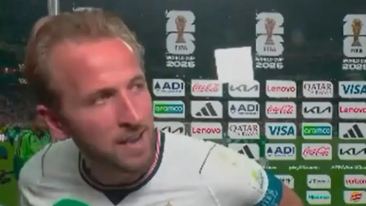 WATCH | Harry Kane Hilariously Trolled For His Voice During Post-Match Interview After England Edge Mexico in FIFA WC 2026 RO32 Harry Kane