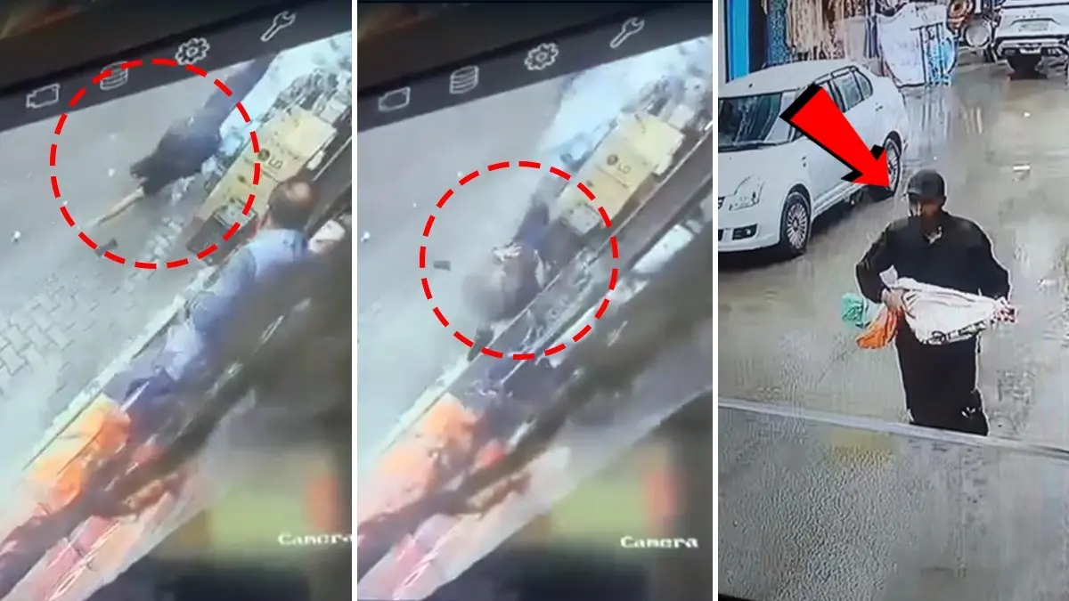 CCTV Captures Horrifying Moment: Terrorist Opens Fire at Head Constable in J&K's Anantnag | VIDEO Horrifying Moment Captured On CCTV: Terrorist Opens Fire on Head Constable in J&K's Anantnag | VIDEO
