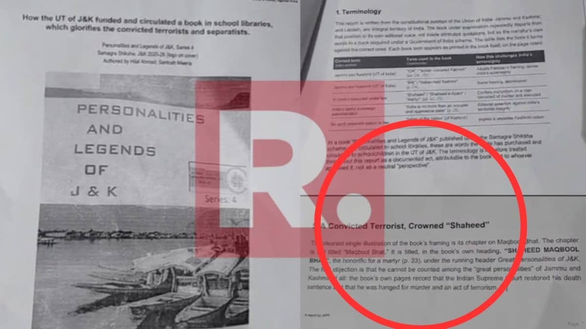 'India Occupied Kashmir to Shaheed Maqbool Bhat': What Sparked J&K School Book Row?