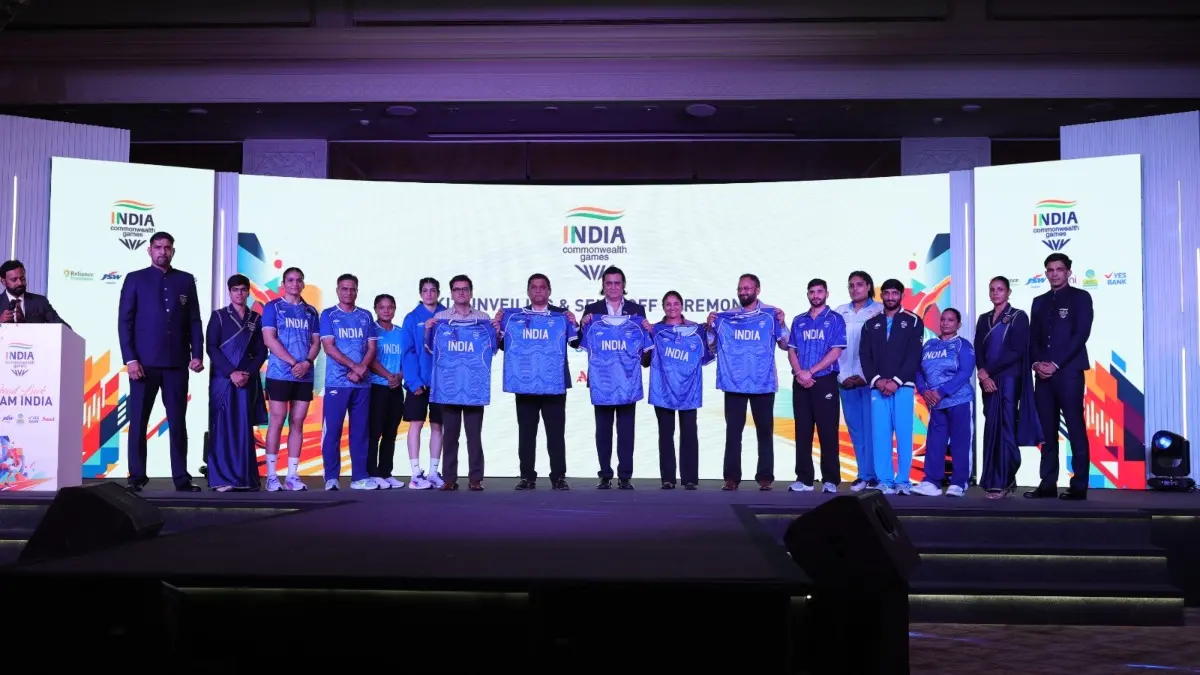 India's Commonwealth Games 2026 Contingent Given Grand Send-off; Official Kit Unveiled Ahead Of Glasgow Campaign India's Commonwealth Games 2026 Contingent Given Grand Send-off
