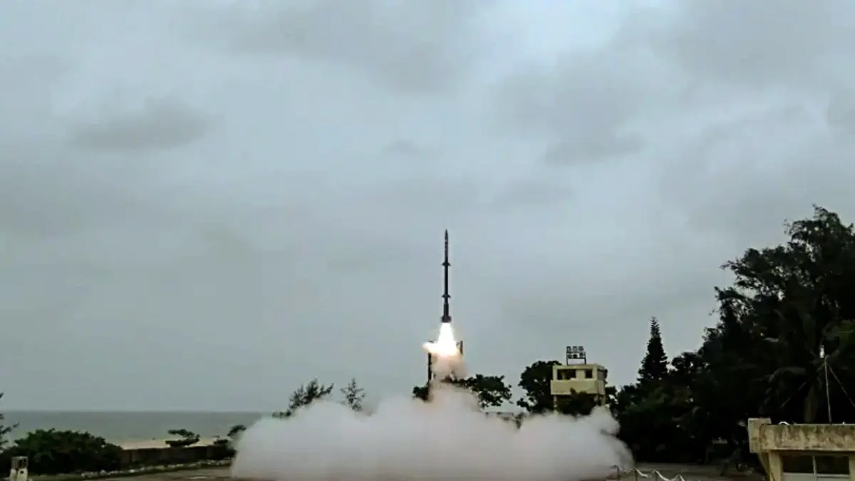 DRDO Successfully Conducts Maiden-Test Flight of Long Range Kusha Air Defence Missile Off Odisha Coast India Tests Indigenous LRSAM Kusha Air Defence Missile