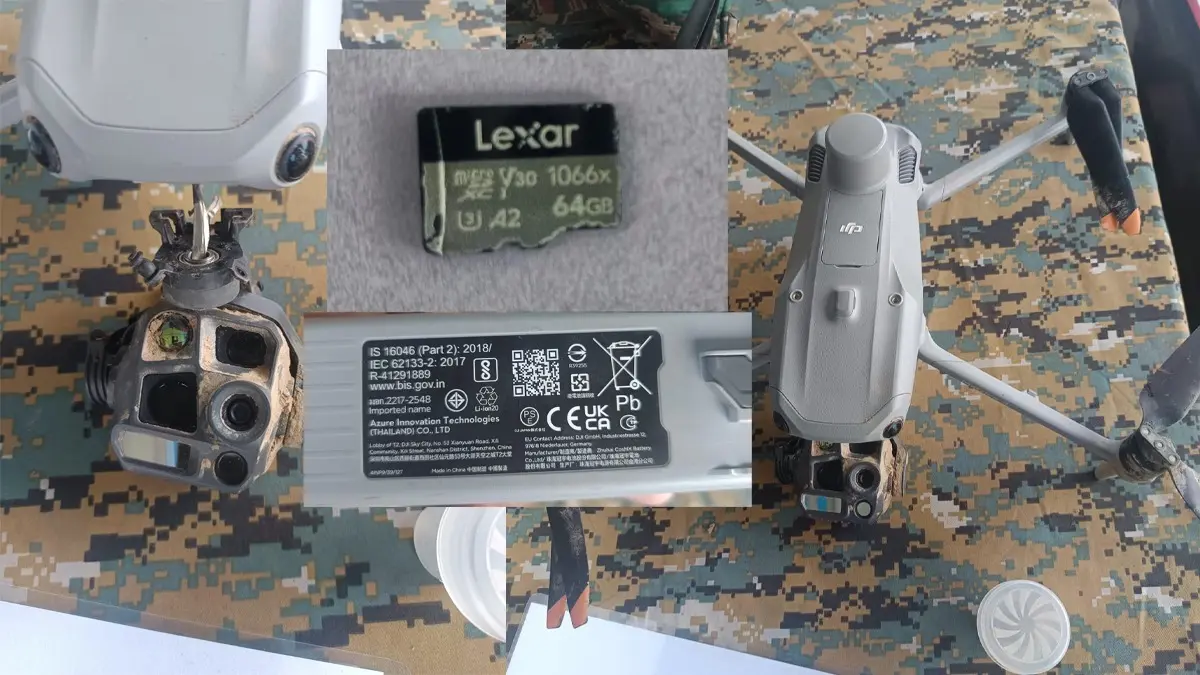 Indian Army Shoots Down Pakistani Surveillance Drone in Jammu’s Khour Sector Indian Army Shoots Down Pakistani Surveillance Drone in Jammu’s Khour Sector