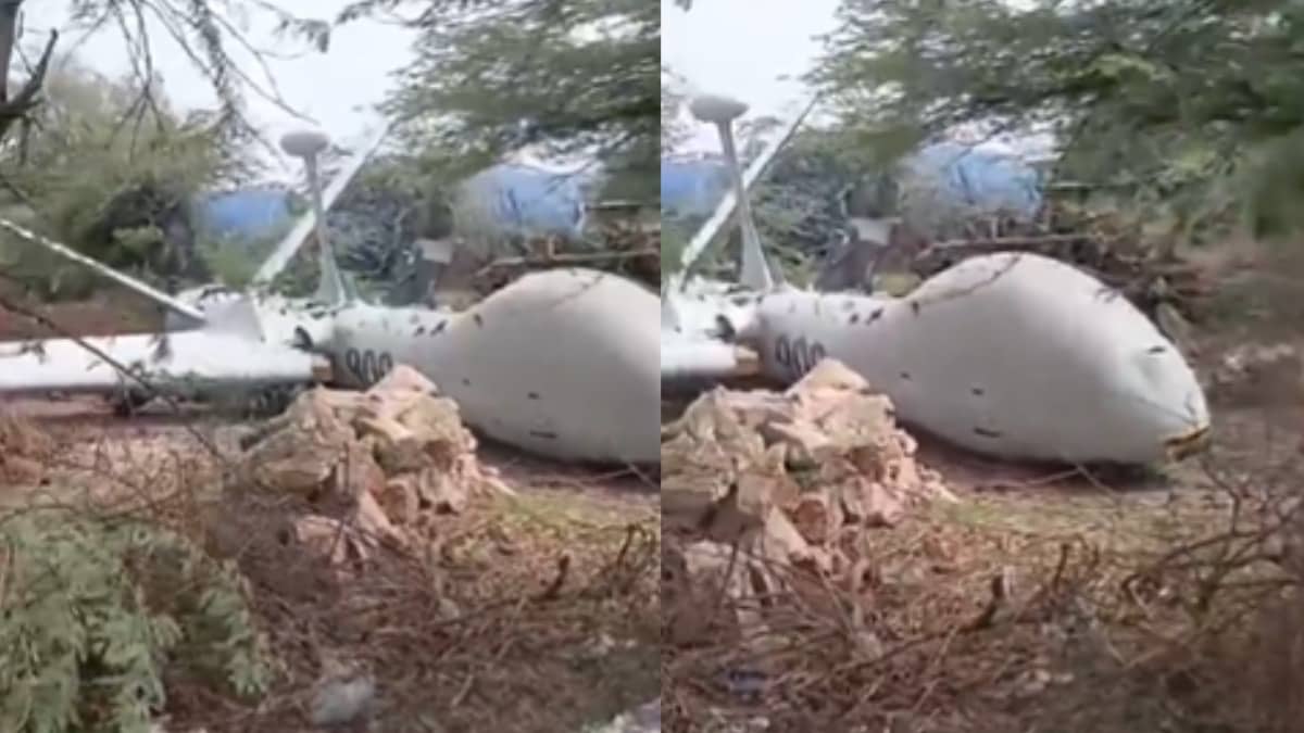 Indian Navy's Drishti-10 Drone Crashes Near Porbandar