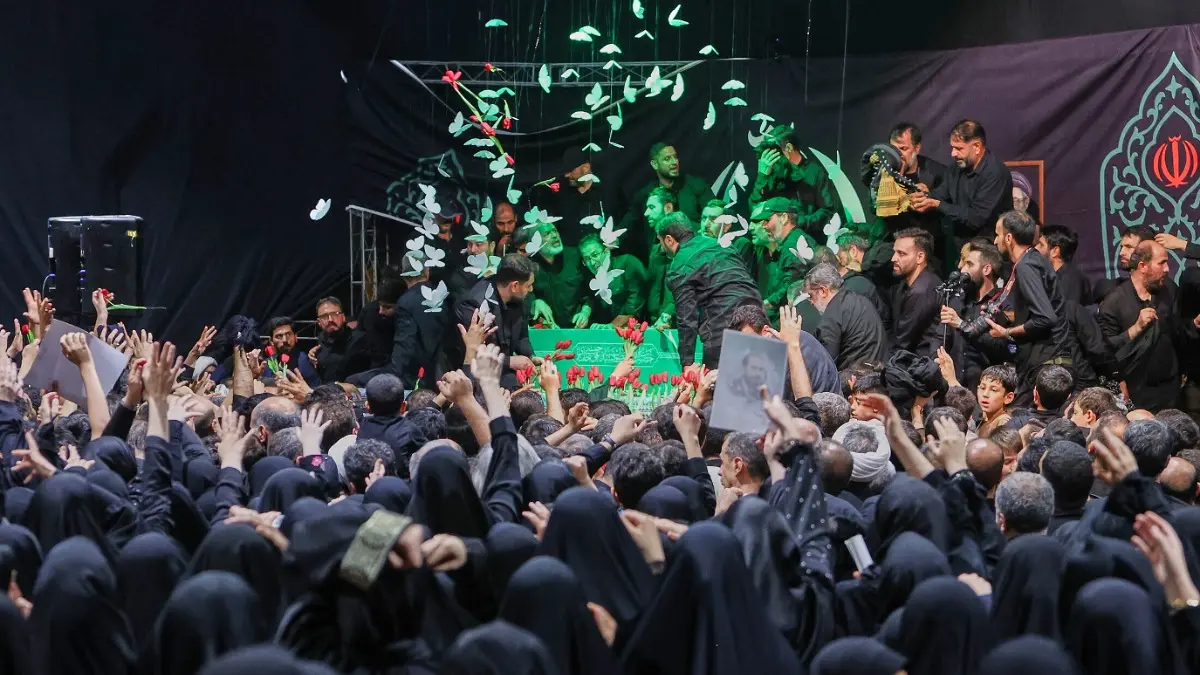 Iran Supreme Leader Ayatollah Ali Khamenei's Coffin Taken To Assassination Site Ahead Of Tehran Funeral Iran Supreme Leader Ayatollah Khamenei's Coffin Taken To Assassination Site Ahead Of Tehran Funeral