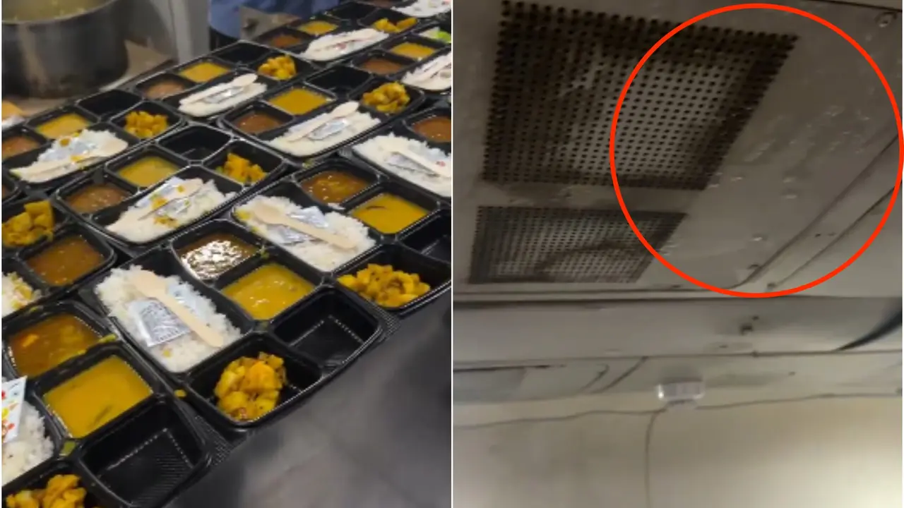 'Iss Khane Ka Paisa De Rahe Hai?': Video Of Dirty Water Dripping On Food In Train Pantry Goes Viral, Triggers Hygiene Concern 'Iss Khane Ka Paisa De Rahe Hai?': Video Of Dirty Water Dripping On Food In Train Pantry Goes Viral, Triggers Hygiene Concern