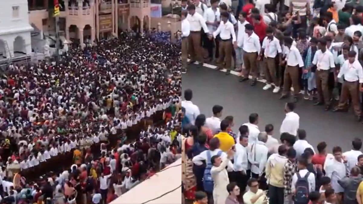 Jagannath Rath Yatra Viral Video: Human Chain Creates Ambulance Corridor Amid Massive Crowd in Puri