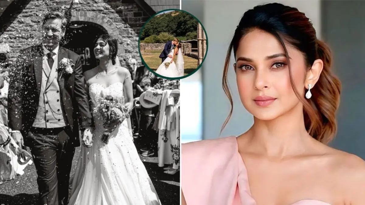 Jennifer Winget Wedding: तलाक के 12 साल बाद जेनिफर विंगेट बनी दुल्हन, पति संग किया Liplock; VIDEO jennifer-winget-second-marriage-william-ishmael-wedding-liplock video photos in initimate ceremony