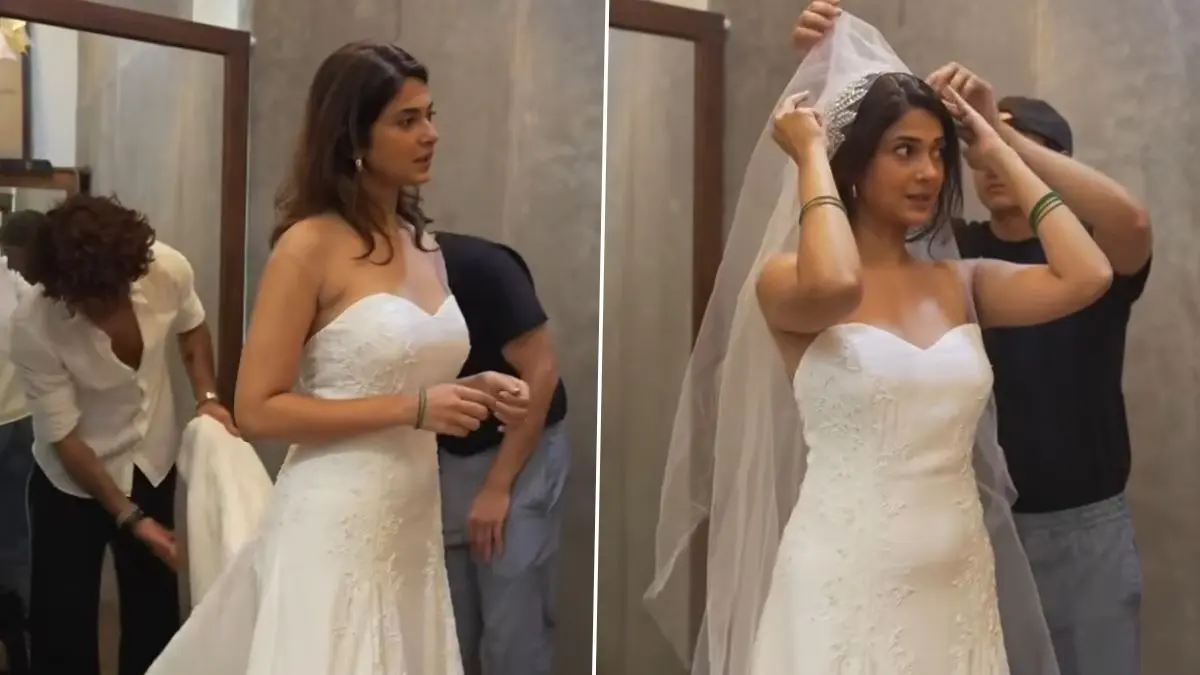 Viral Video: Jennifer Winget's First Look As A Bride Surfaces Amid Her Reported UK Wedding With William Ishmael Jennifer Winget viral video