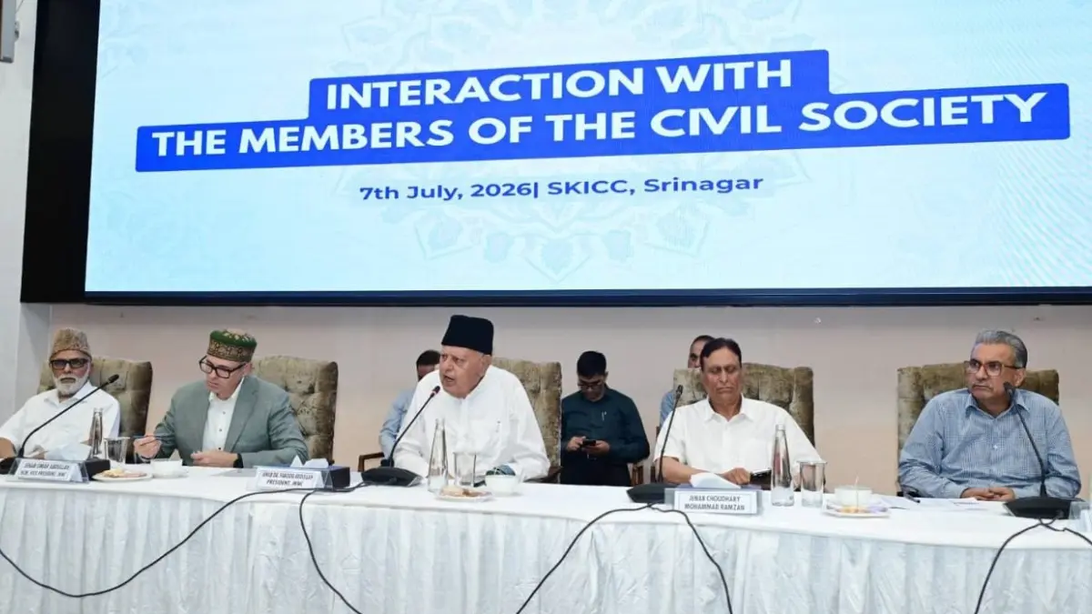 Farooq Abdullah Leads SKICC Convention, Resolution Demands Statehood; Omar To Spearhead Srinagar, Jammu Rallies And Delhi Protest J&K Civil Society Resolution Demands Full Statehood