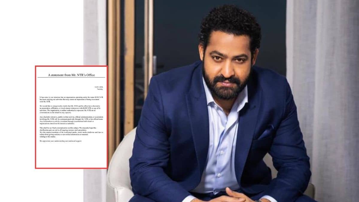 क्या Jr NTR का 'रॉ एनटीआर' संगठन से है कोई कनेक्शन? अफवाहों पर एक्टर की टीम ने बताई क्या है सच्चाई