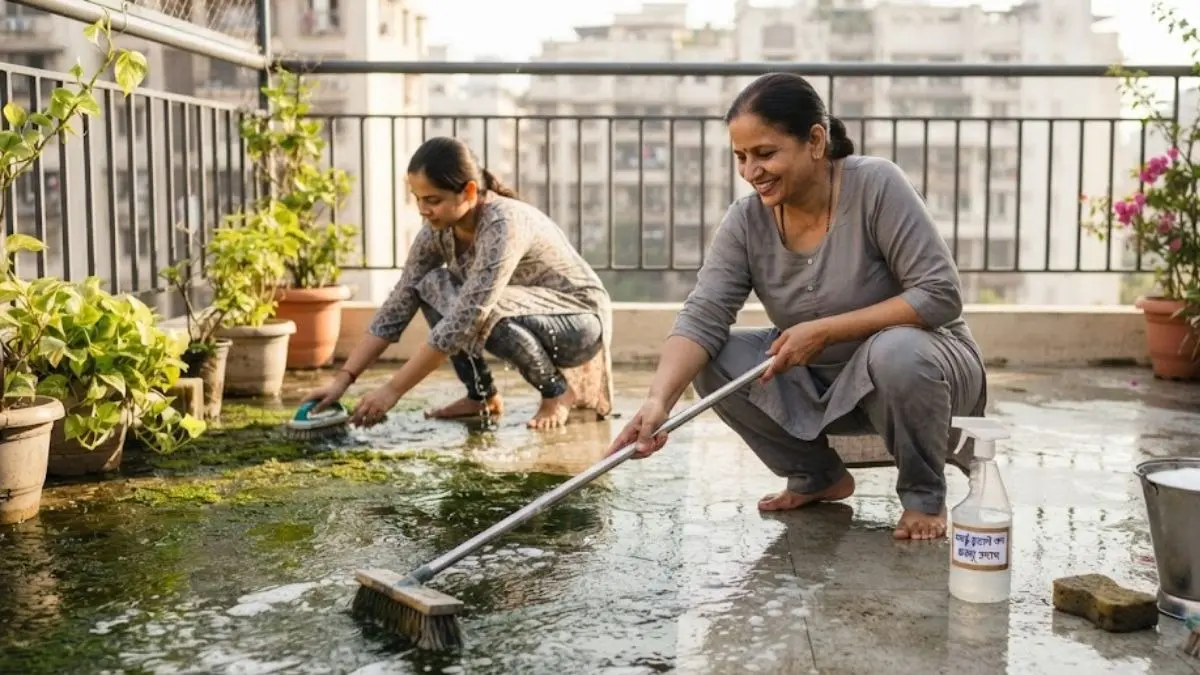 Kaai Removal Tips: छत और बालकनी की जिद्दी काई चुटकियों में होगी साफ, बिना किसी महंगे केमिकल के अपनाएं ये 5 आसान घरेलू उपाय Kaai Removal Tips