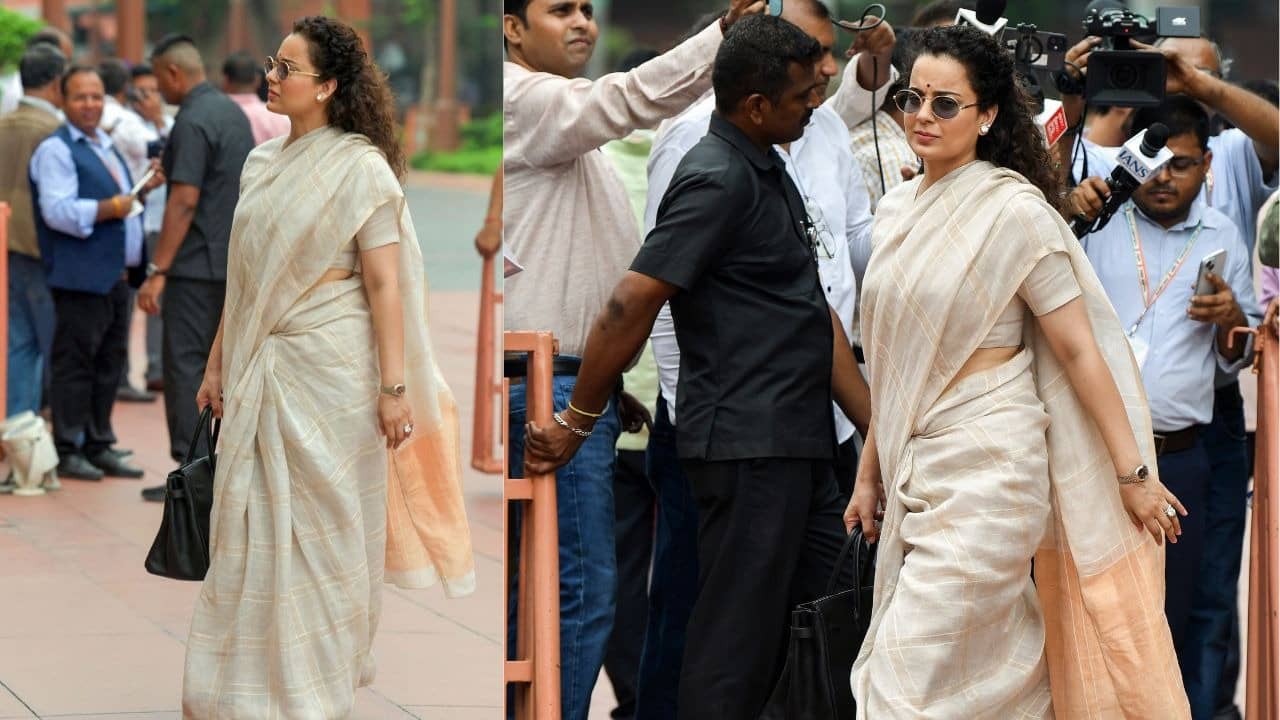 Kangana Ranaut at the parliament
