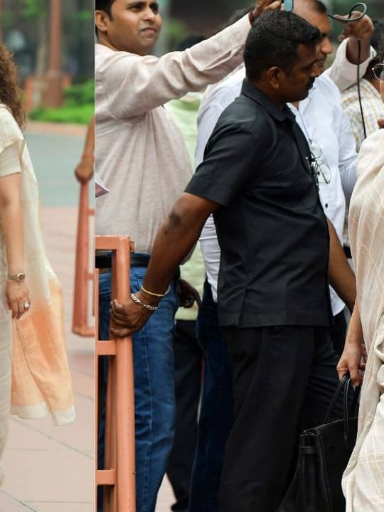 Kangana Ranaut at the parliament