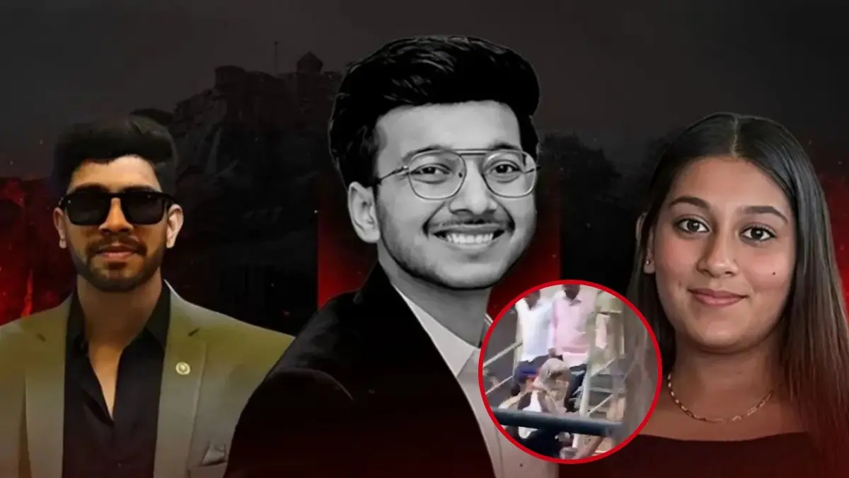 'No Remorse': Pune Fort Murder Accused Siya Goyal Makes Obscene Gesture At Media While Being Escorted by Police Ketan murder case