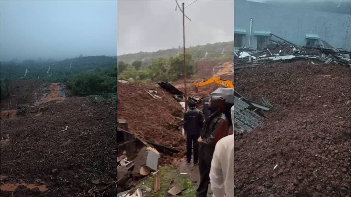 Landslide Hits Pune's Mawal Taluka: NDRF Launches Rescue Operation, Family Of 3 Feared Trapped 