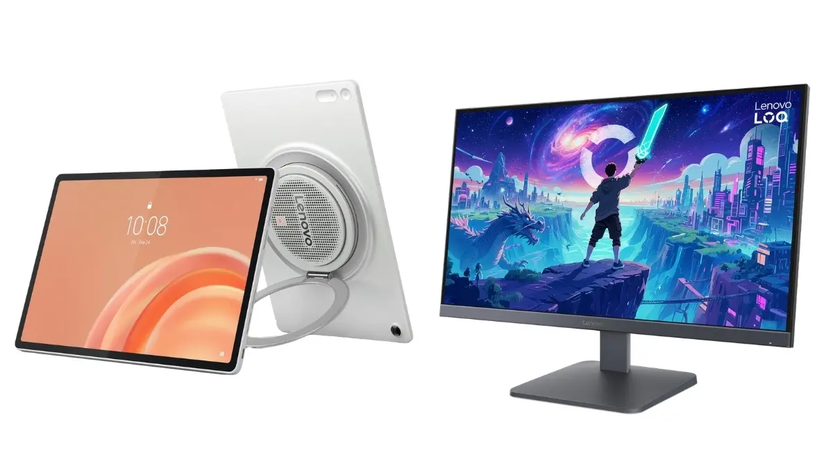 Lenovo Launches LOQ Gaming Monitors, Tab Plus Gen 2 in India; Prices Start at ₹9,799 lenovo