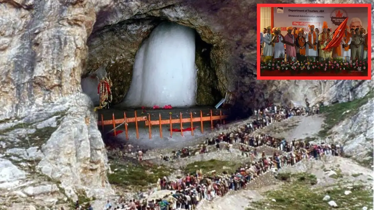 Amarnath Yatra 2026: हर-हर महादेव के जयघोष से गूंज उठी घाटी, अमरनाथ यात्रियों का पहला जत्था रवाना; LG मनोज सिन्हा ने दिखाई हरी झंडी LG Manoj Sinha Flags Off First Batch Of Amarnath Yatra Pilgrims