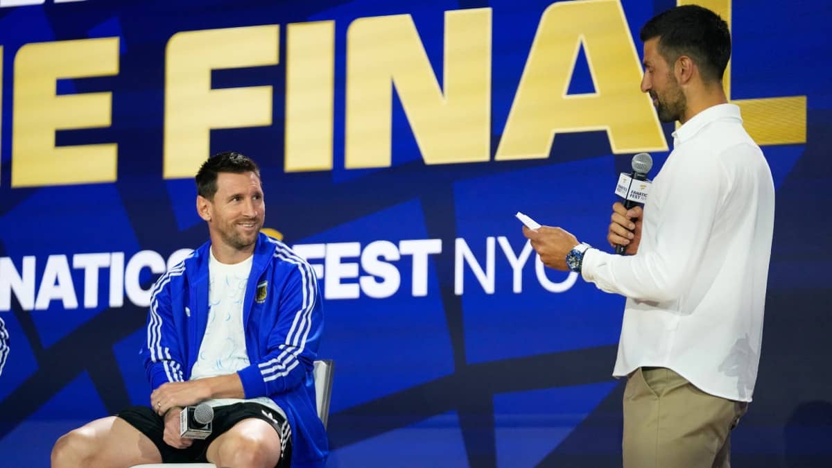 Lionel Messi and Novak Djokovic