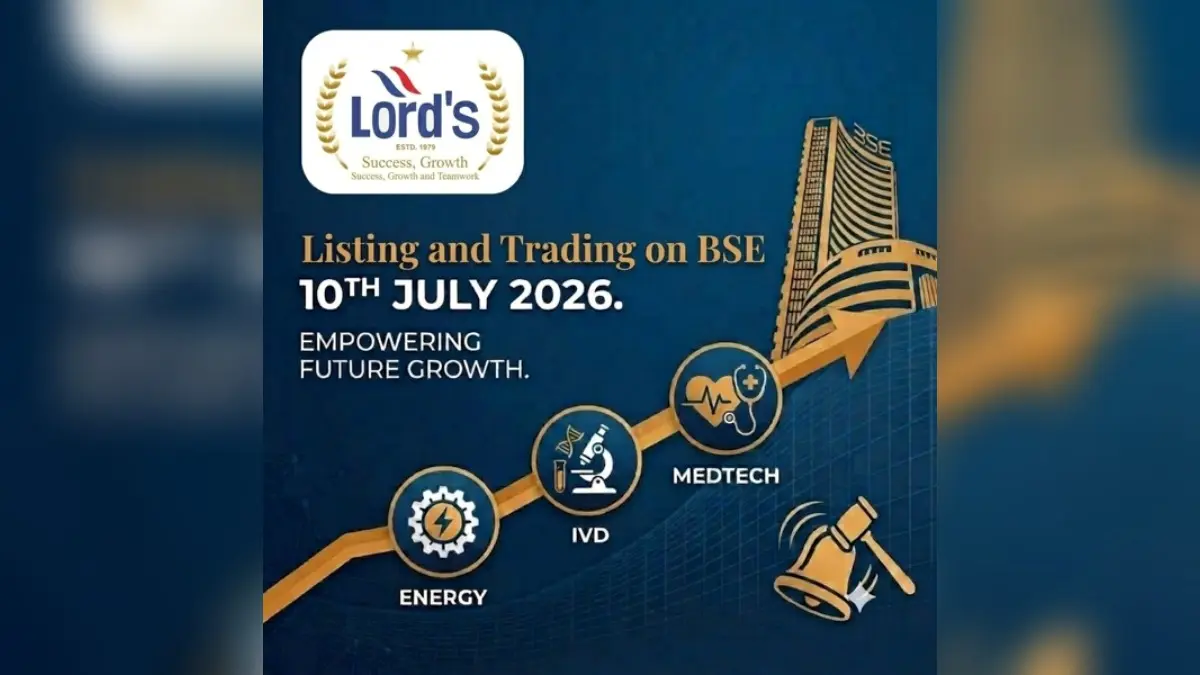 Lord’s Mark Industries Limited Gets Listed on Bombay Stock Exchange Lord’s Mark Industries Limited Gets Listed on Bombay Stock Exchange