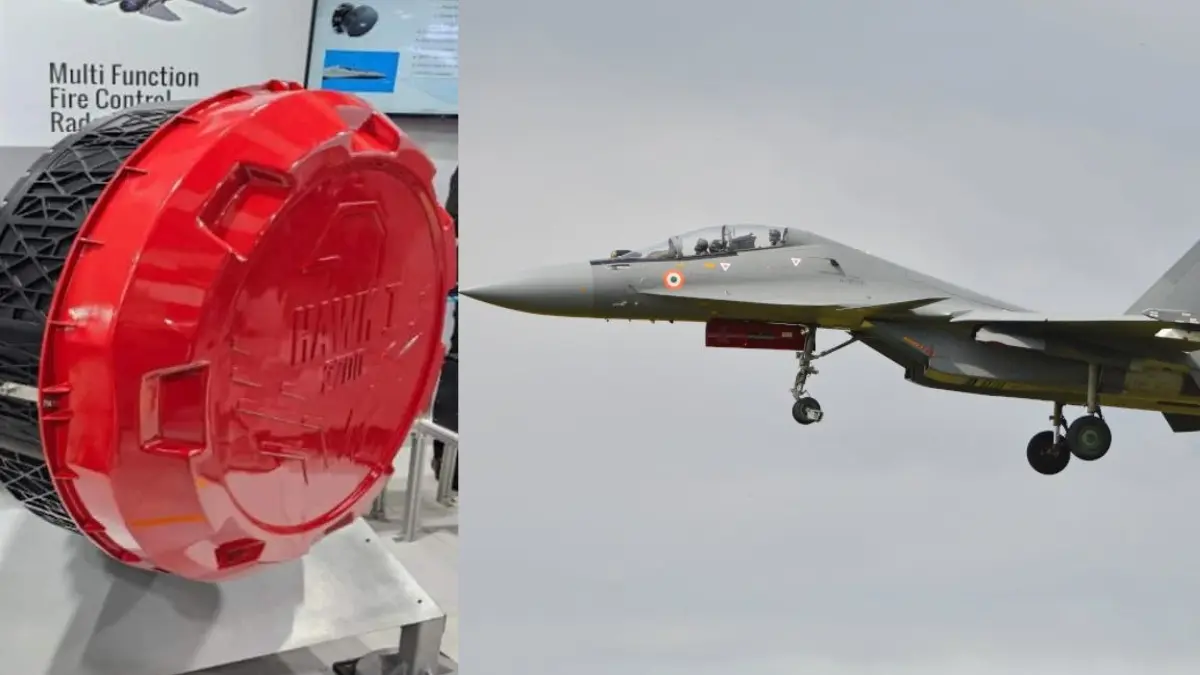 Made-in-India Hawk-I-2700 GaN AESA Radar Boasts 350 km Range; Emerges as Frontrunner for 'Super Sukhoi' Upgrade Made-in-India Hawk-I-2700 GaN AESA Radar Eyes Super Sukhoi Upgrade