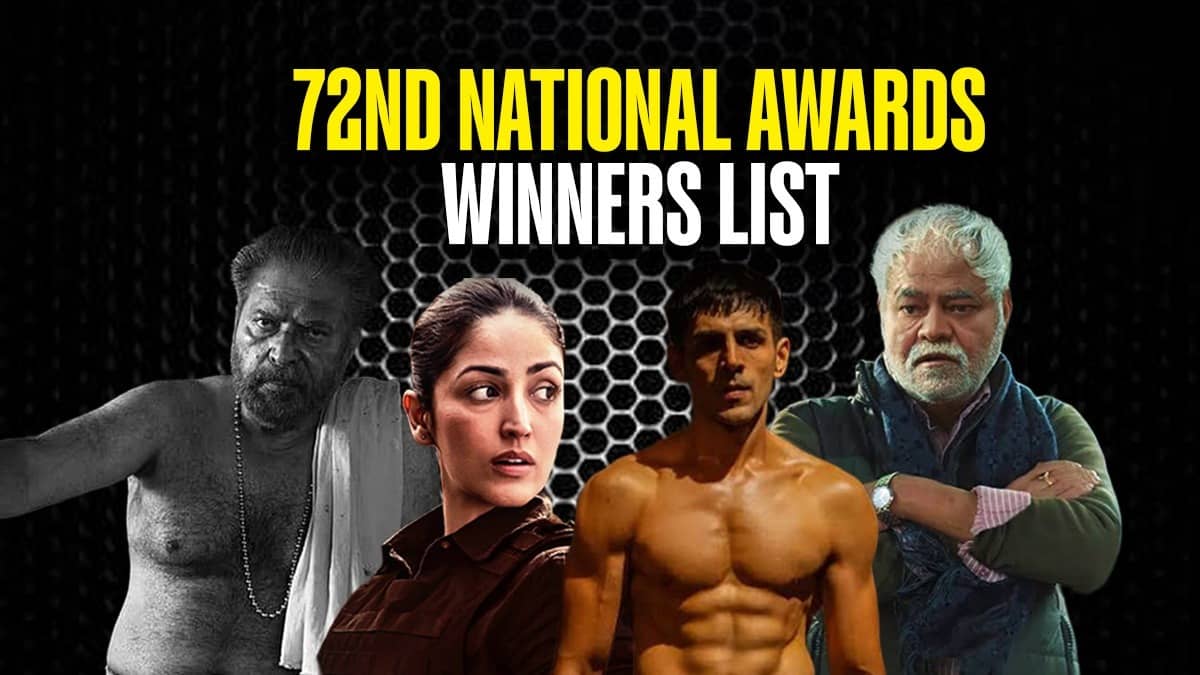 Mammootty, Sanjay Mishra, Kartik Aaryan and Yami Gautam are among National Awards winners for movies released in 2024