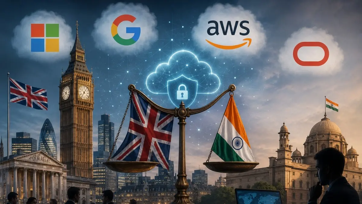Why the UK Is Regulating Microsoft, Google, AWS and Oracle for Finance, and Why India Could Be Watching Closely microsoft google oracle aws