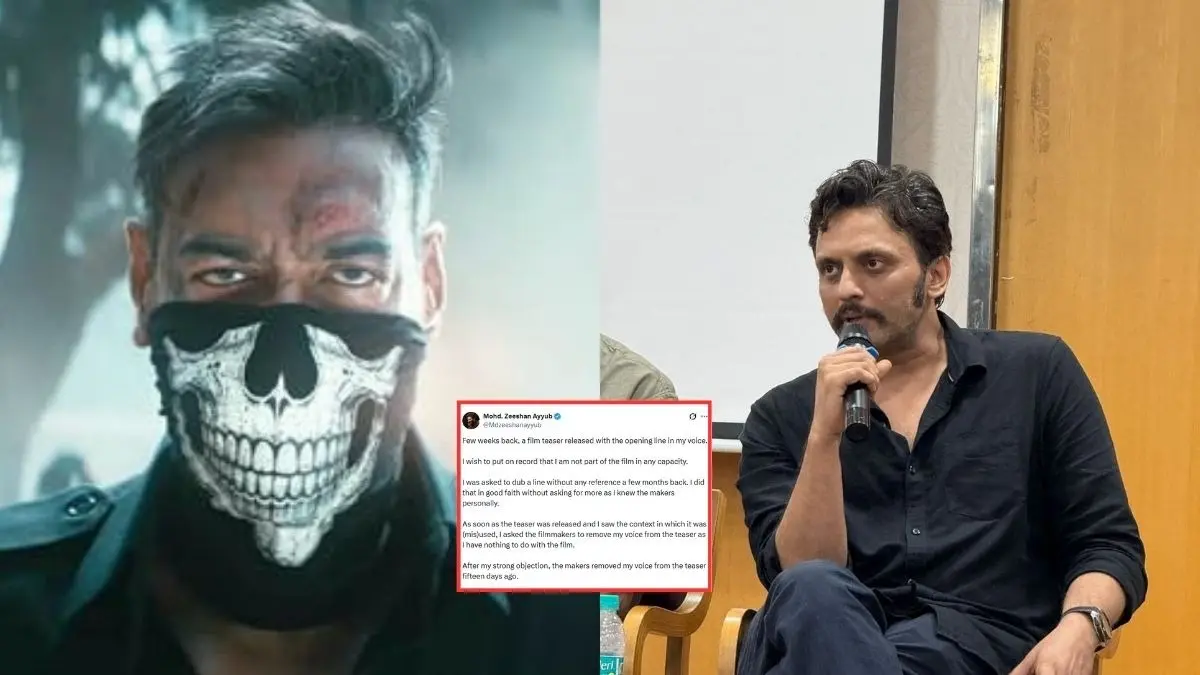 Mohd Zeeshan Ayyub Distances Himself From Ajay Devgn's Chauhaan, Says His Voice Was 'Misused' Mohd Zeeshan Ayyub Distances Himself From Ajay Devgn's Chauhaan