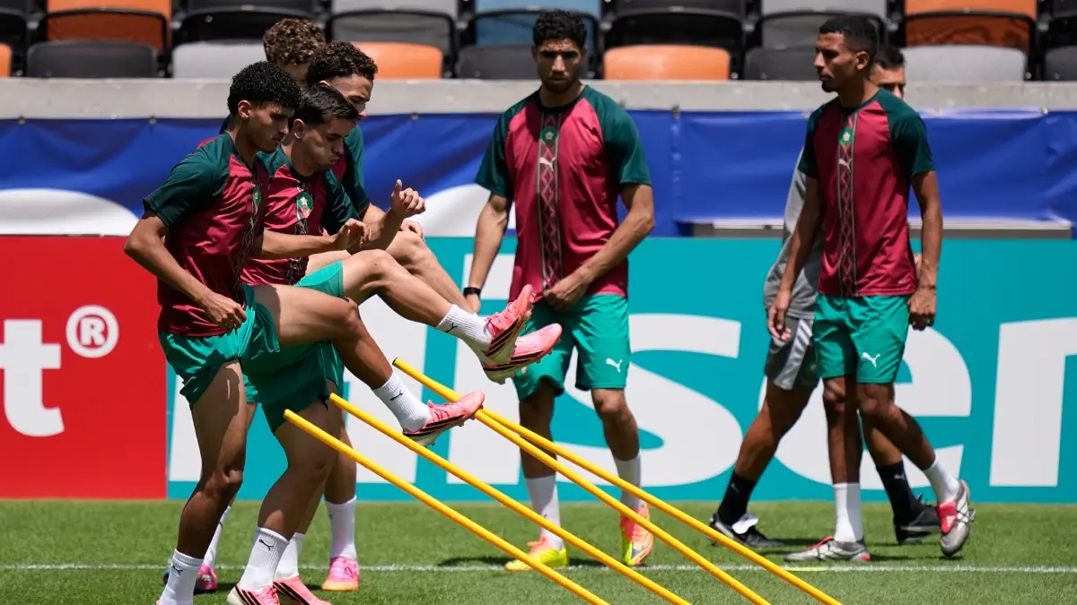 Canada vs Morocco Live Streaming: When And Where To Watch FIFA World Cup 2026 In India? Moroccan players practice ahead of the Canada clash