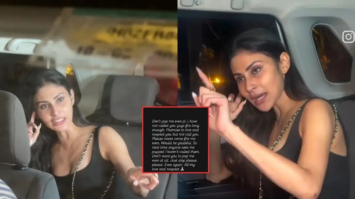 'Don't Pap Me Ever': Mouni Roy Fumes With Anger As Paparazzi Continue Filming Her Inside Her Car Mouni Roy Fumes With Anger As Paparazzi Continue Filming Her Inside Her Car