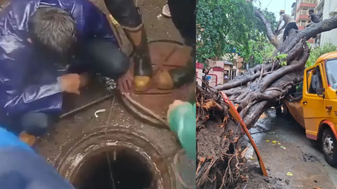 Mumbai: 3 दिन में 5 हादसे और 5 मौतें... मुंबई में फिर आफत बनी बारिश, मैनहोल हादसे पर विधानसभा में भारी बवाल, सरकार-BMC को विपक्ष ने घेरा Mumbai