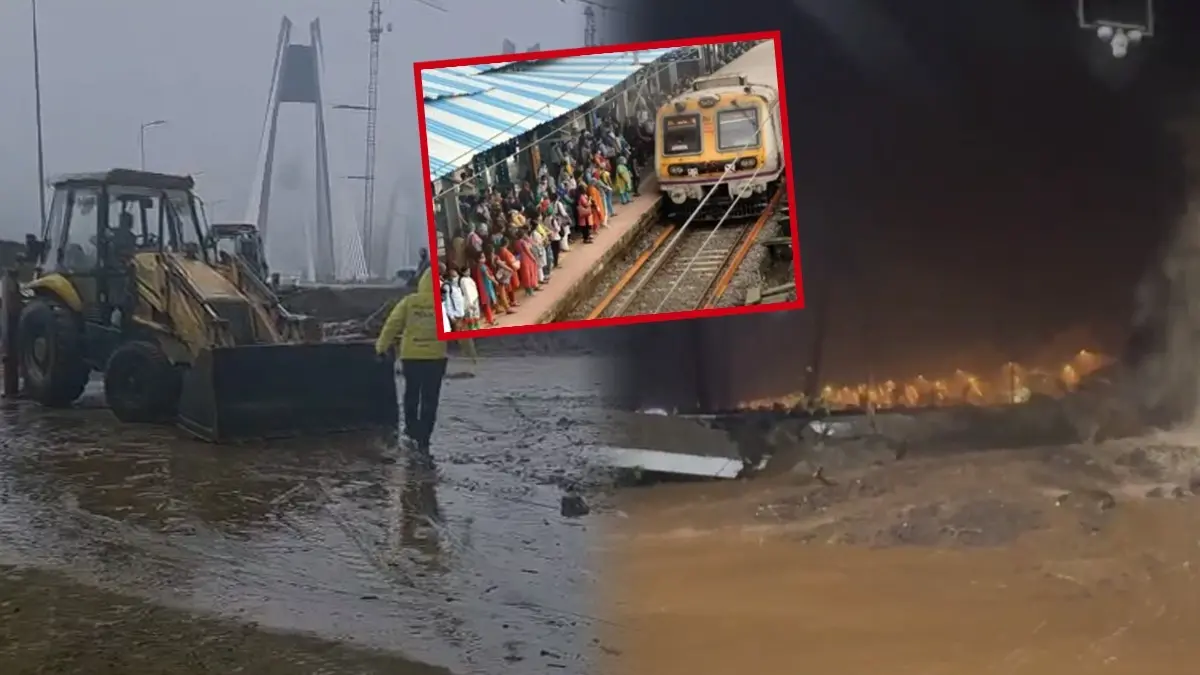 Landslide Chaos on Mumbai-Pune Route: House Collapses, 3 Feared Trapped; Check List Of Cancelled Trains Mumbai house collapse