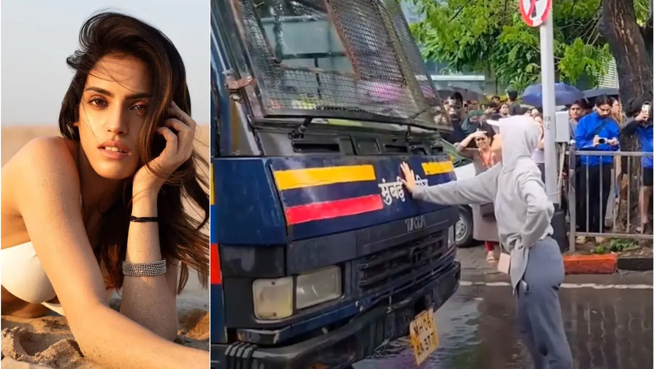 Mumbai Model Rhiya Ahir Goes Viral For Stopping Police Van At CJP Protest, Internet Divided | WATCH VIDEO Mumbai Model Rhiya Ahir Goes Viral For Stopping Police Van At CJP Protest, Internet Divided | WATCH VIDEO