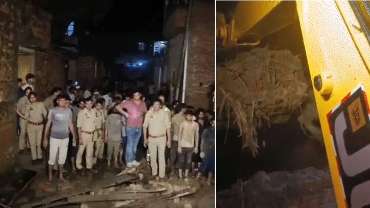 UP: मुजफ्फरनगर में बारिश से ढहा मकान, 4 बच्चों समेत 5 की मौत, 2 लड़कियां घायल Muzaffarnagar News