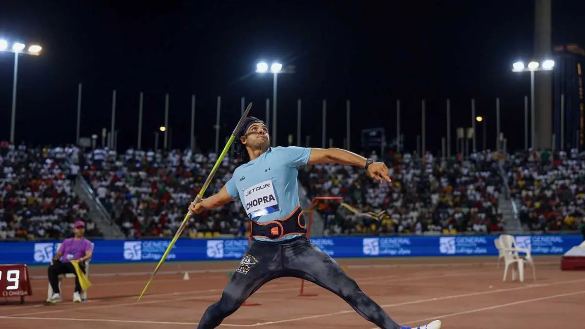 CWG 2026: नीरज चोपड़ा ने जगाई मेडल की आस, जैवलिन थ्रो में कुल 3 भारतीय फाइनल में पहुंचे, पाकिस्तानी अरशद नदीम को पछाड़ा Neeraj Chopra CWG 2026 javelin final
