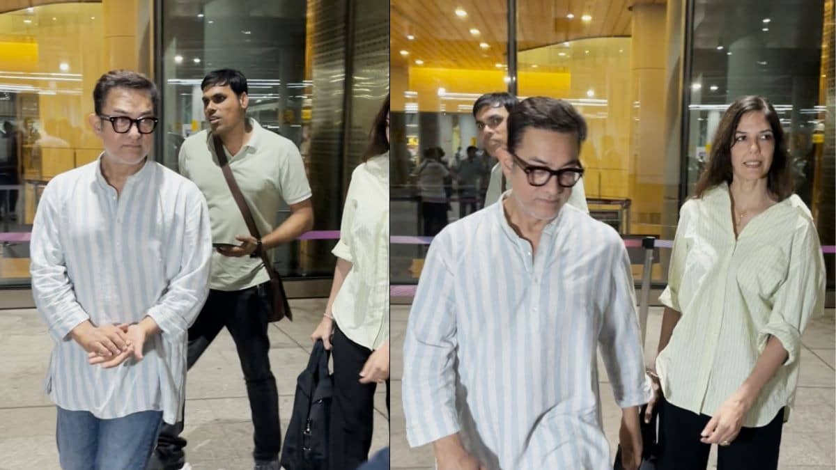 Newlyweds Aamir Khan-Gauri Spratt Return To Mumbai 