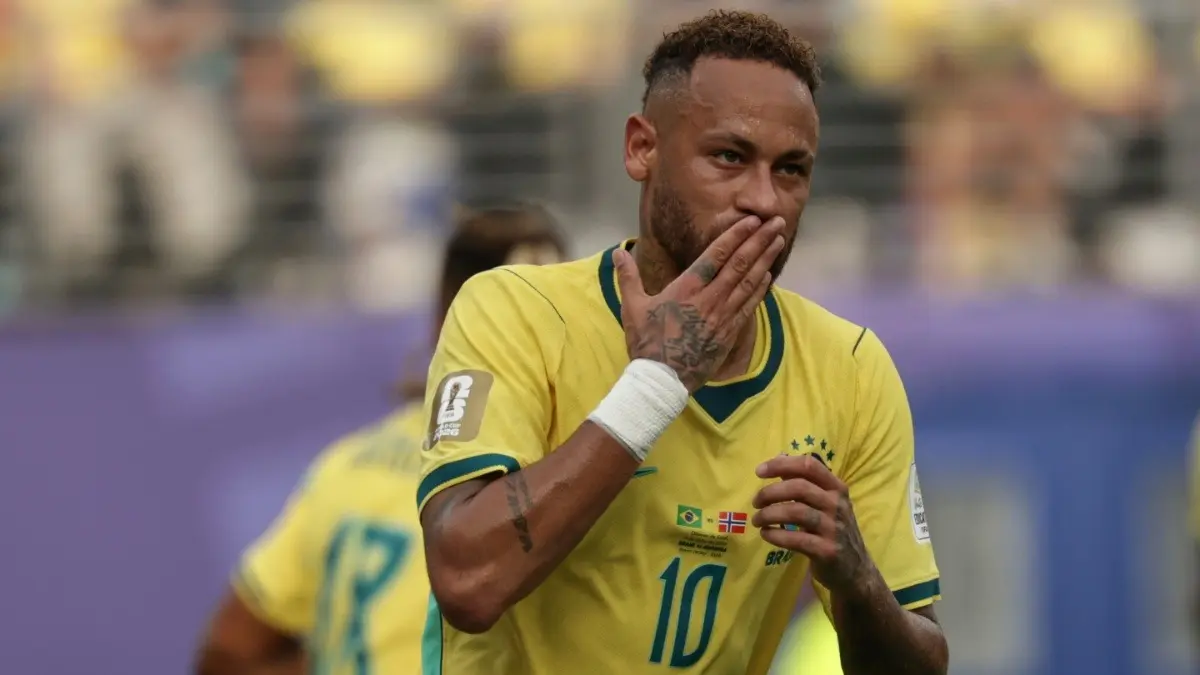 Neymar Announces Retirement From International Football After Brazil's Defeat To Norway In RO16 At FIFA World Cup 2026 Neymar during Brazil's match against Norway