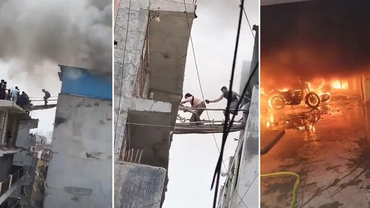 Noida Horror: Massive Fire Engulfs PG Building In Mamura; 2 Dead, Over 100 Rescued Noida Horror: Massive Blaze Engulfs PG Building In Mamura; 2 Dead, Dozens Rescued