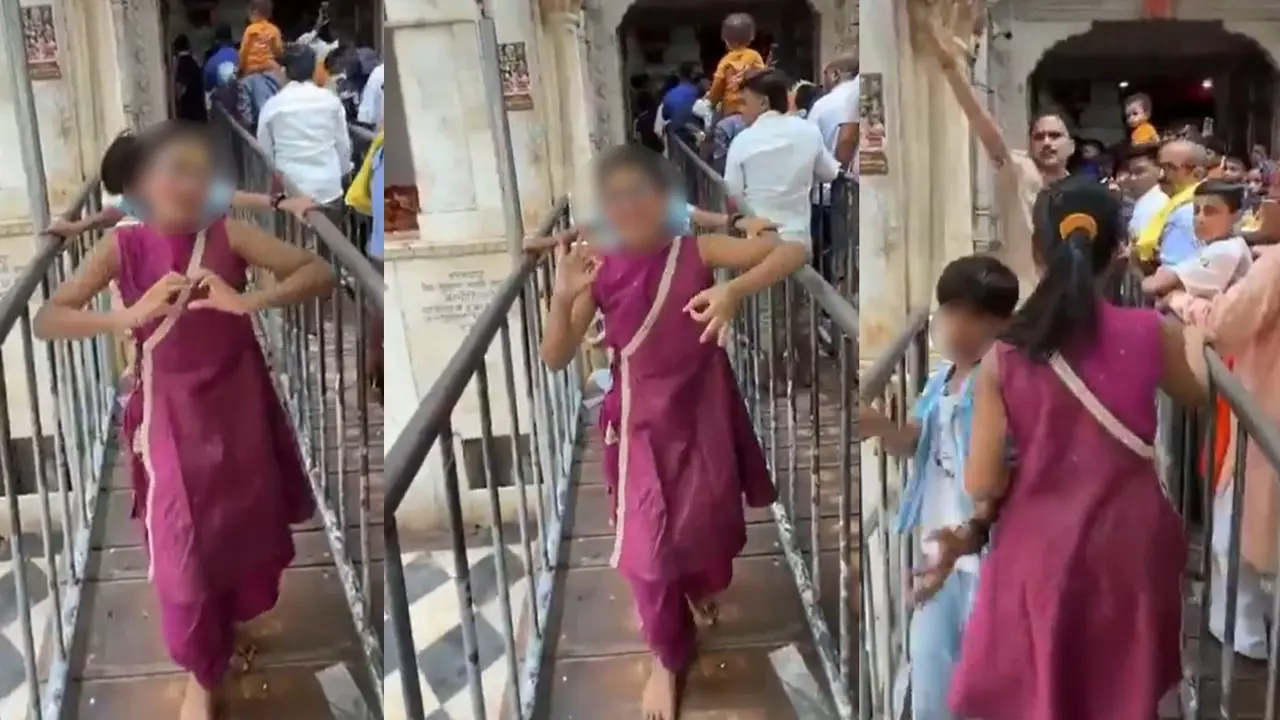 'Not a Place for Reels': Girl Stopped by Cop While Dancing at Temple, Video Goes Viral | WATCH 'Not a Place for Reels': Girl Stopped by Cop While Dancing at Temple, Video Goes Viral | WATCH