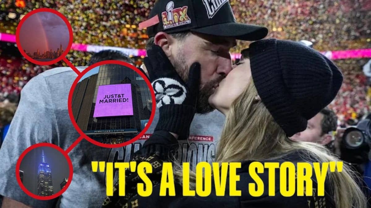 NYC celebrates Taylor Swift-Travis Kelce's wedding