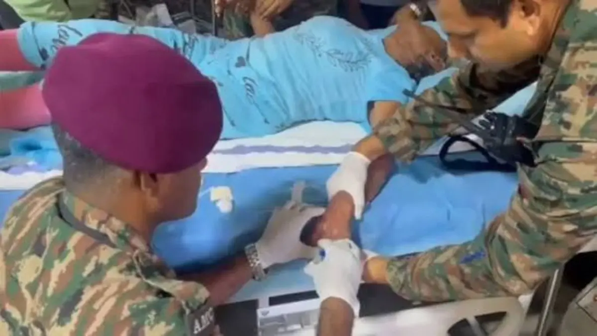 Operation Amistad: Indian Army Rescues 79-Year-Old Woman From Rubble In Quake-Hit Venezuela Operation Amistad: Indian Army Rescues 79-Year-Old Woman From Rubble In Quake-Hit Venezuela