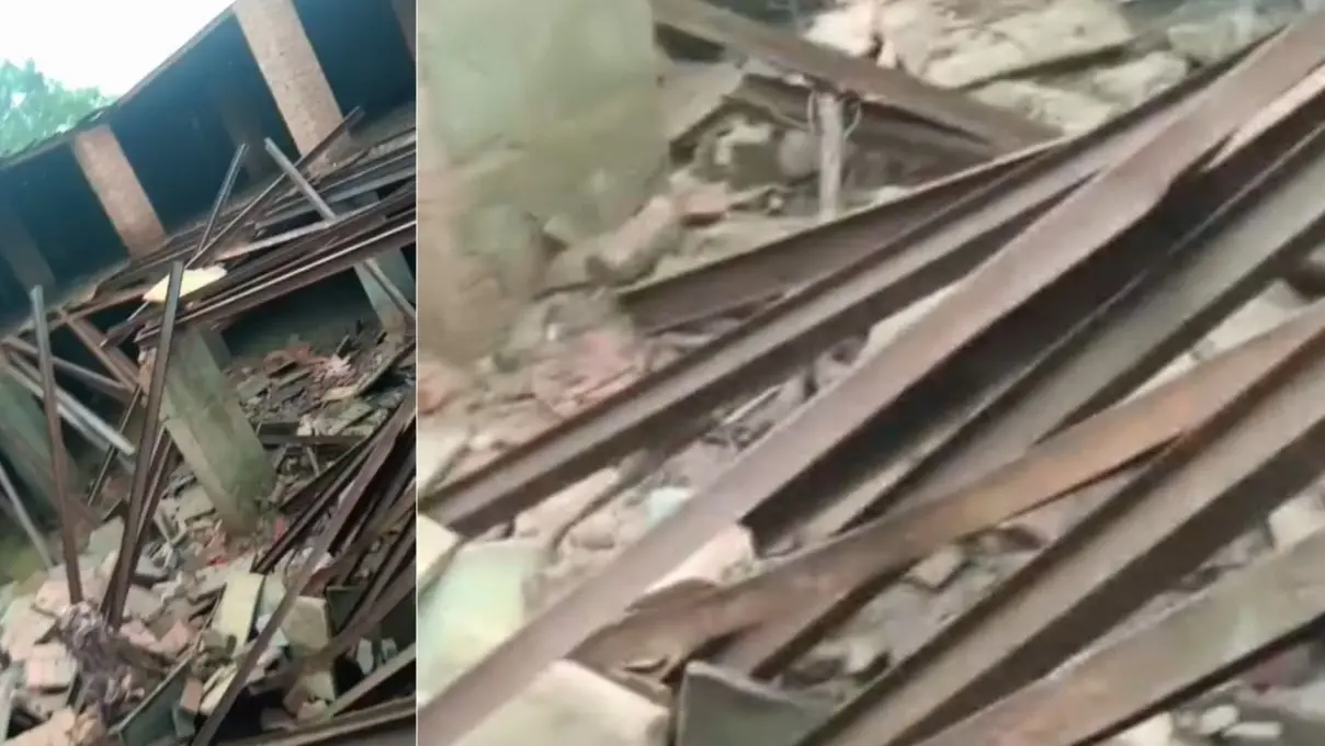 Greater Noida: मूसलाधार बारिश के बाद पल्ला गांव में निर्माणाधीन मकान भरभराकर गिरा, बड़ा हादसा टला पल्ला गांव में निर्माणाधीन मकान भरभराकर गि