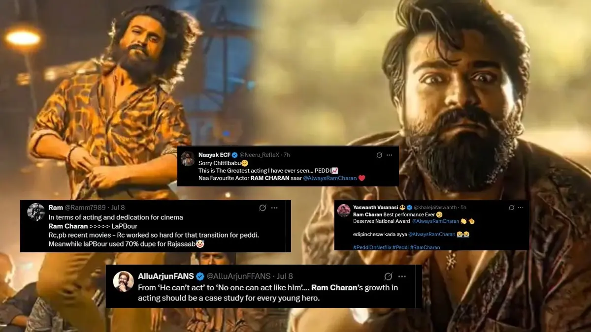 Peddi OTT Release Shifts Focus From Janhvi Kapoor Sexualisation Controversy To Ram Charan's Acting, Fans Call It 'God Level Performance' Peddi is streaming on Netflix