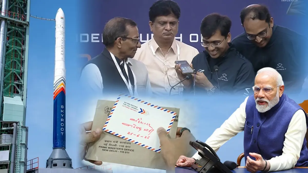 PM Modi Reveals Why He Sent a 'Vande Mataram' Postcard Into Space PM Modi Reveals Why He Sent a 'Vande Mataram' Postcard Into Space