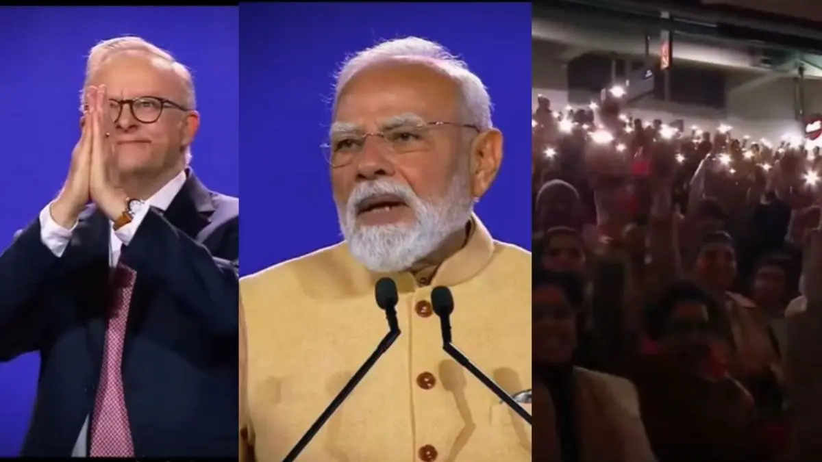 PM Modi's Appeal Creates Magical Moment in Seconds, Australian PM Left Emotional by Diaspora's Gesture | WATCH PM Modi's Appeal Creates Magical Moment in Seconds, Australian PM Left Emotional by Diaspora's Gesture | WATCH
