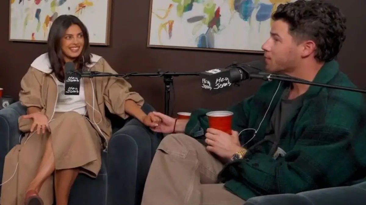 Nick Jonas Confesses Bollywood Gossip Is What He 'Loves Most' About His Marriage With Priyanka Chopra, Fans Say, 'Jiju Is Just Like Us' Priyanka Chopra at Hey Jonas podcast